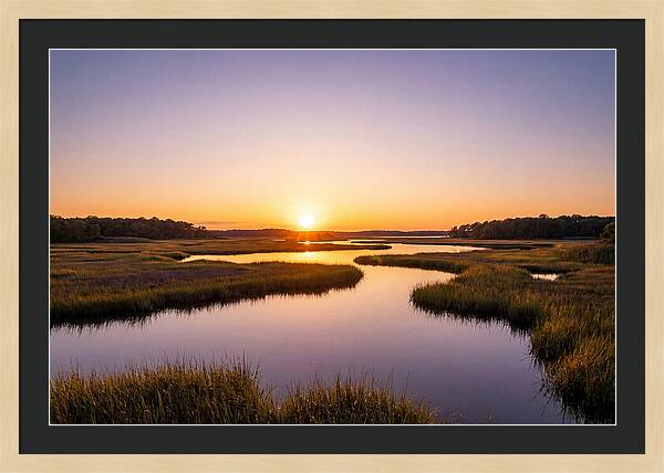 Sunset Over Bombay Hook Refuge