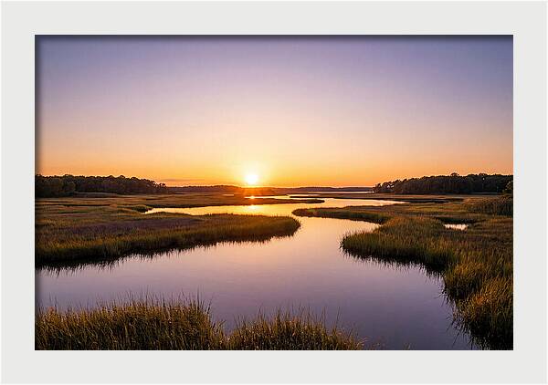 Sunset Over Bombay Hook Refuge