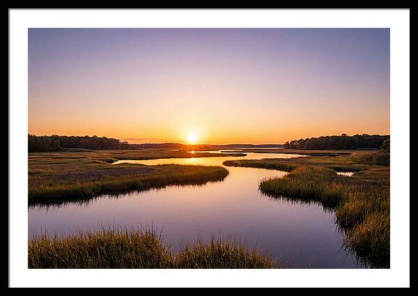 Sunset Over Bombay Hook Refuge