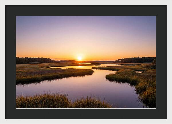 Sunset Over Bombay Hook Refuge