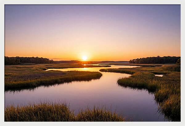 Sunset Over Bombay Hook Refuge
