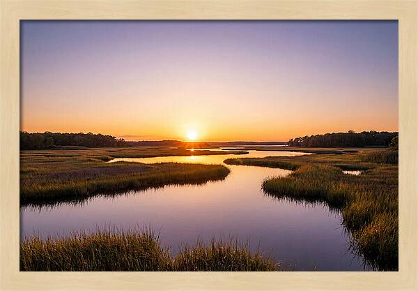 Sunset Over Bombay Hook Refuge