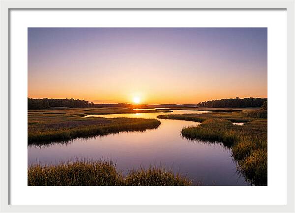 Sunset Over Bombay Hook Refuge