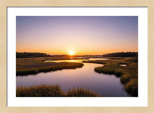 Sunset Over Bombay Hook Refuge