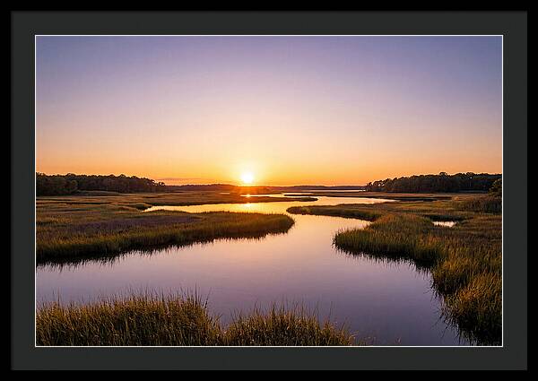 Sunset Over Bombay Hook Refuge
