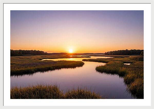 Sunset Over Bombay Hook Refuge