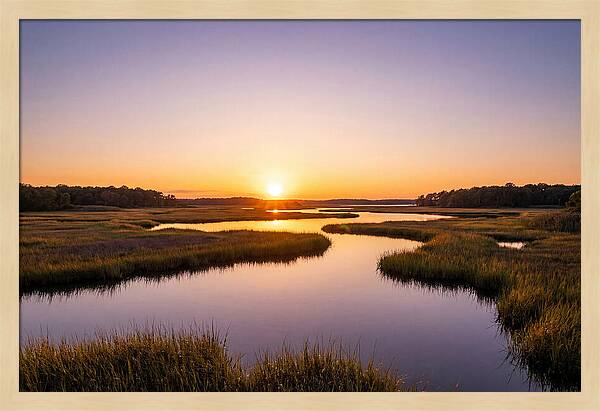 Sunset Over Bombay Hook Refuge