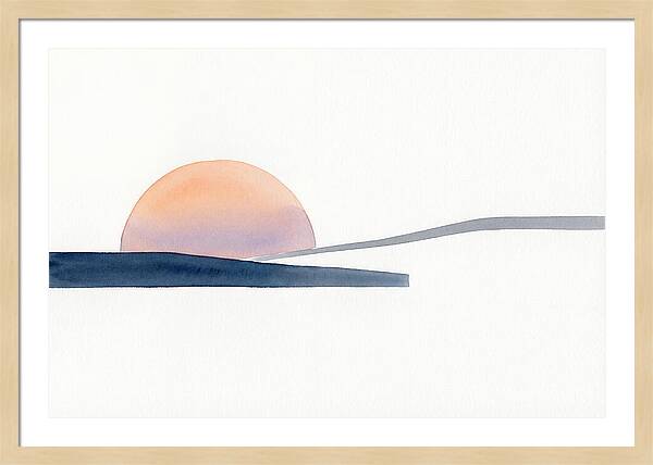 Sunset Over Minimal Landscape