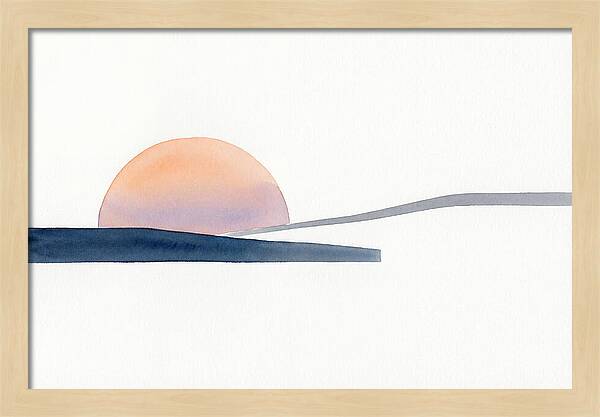 Sunset Over Minimal Landscape