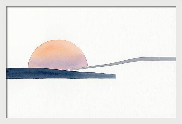 Sunset Over Minimal Landscape
