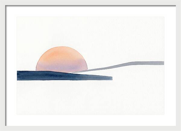 Sunset Over Minimal Landscape