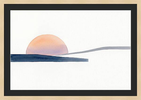 Sunset Over Minimal Landscape