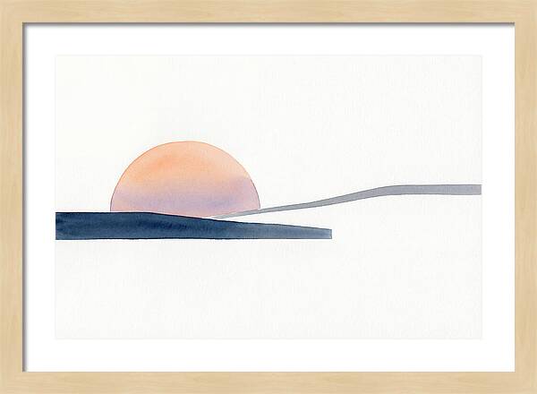 Sunset Over Minimal Landscape
