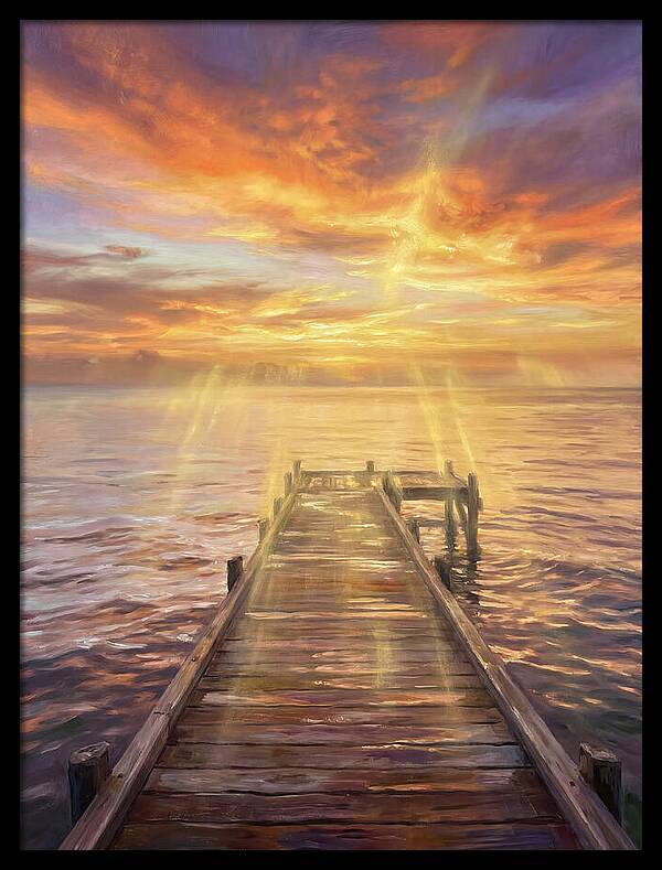 Sunset Over Pier