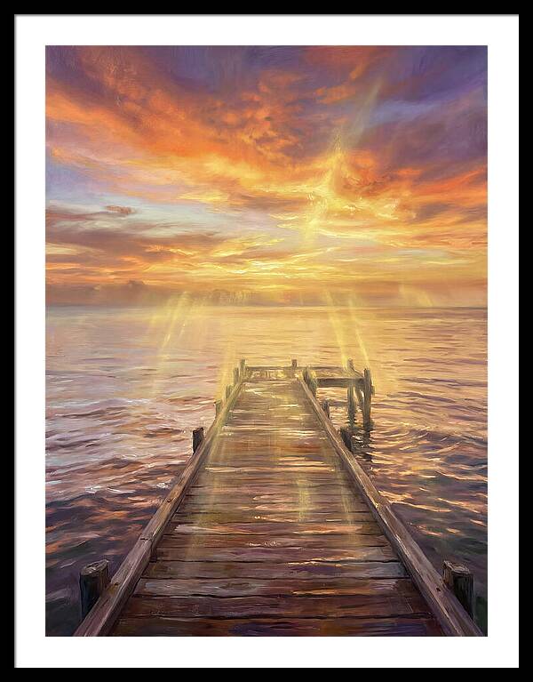 Sunset Over Pier