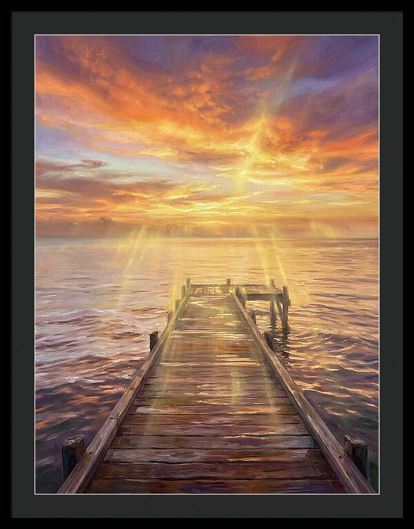 Sunset Over Pier