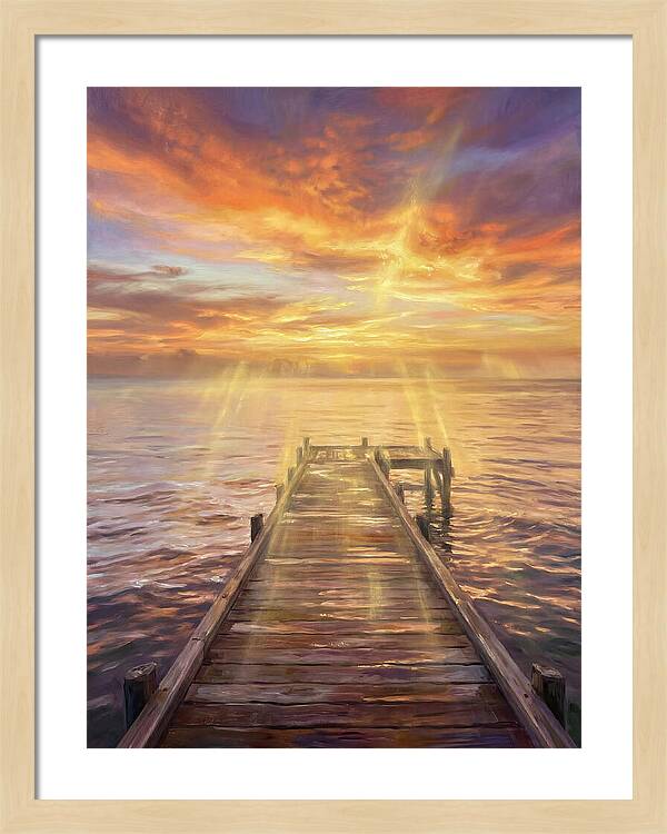 Sunset Over Pier