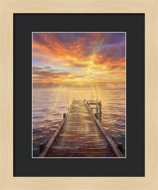 Sunset Over Pier