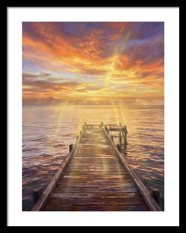 Sunset Over Pier