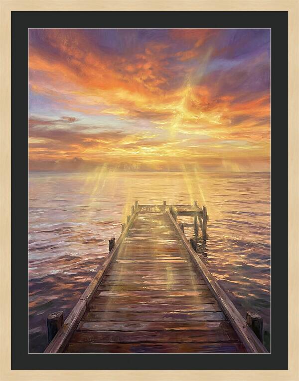 Sunset Over Pier