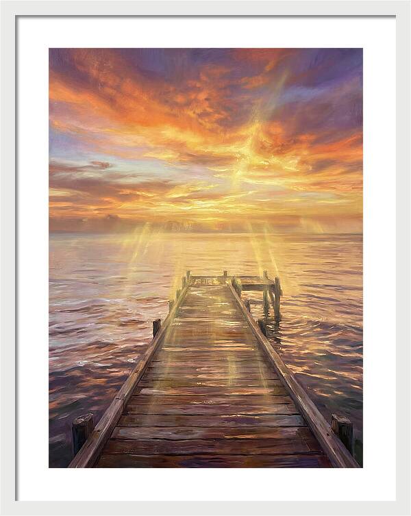 Sunset Over Pier