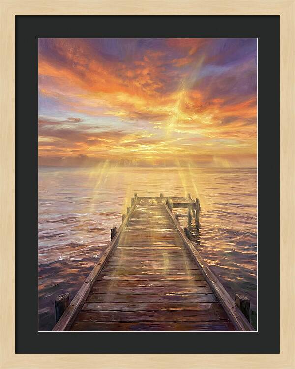 Sunset Over Pier
