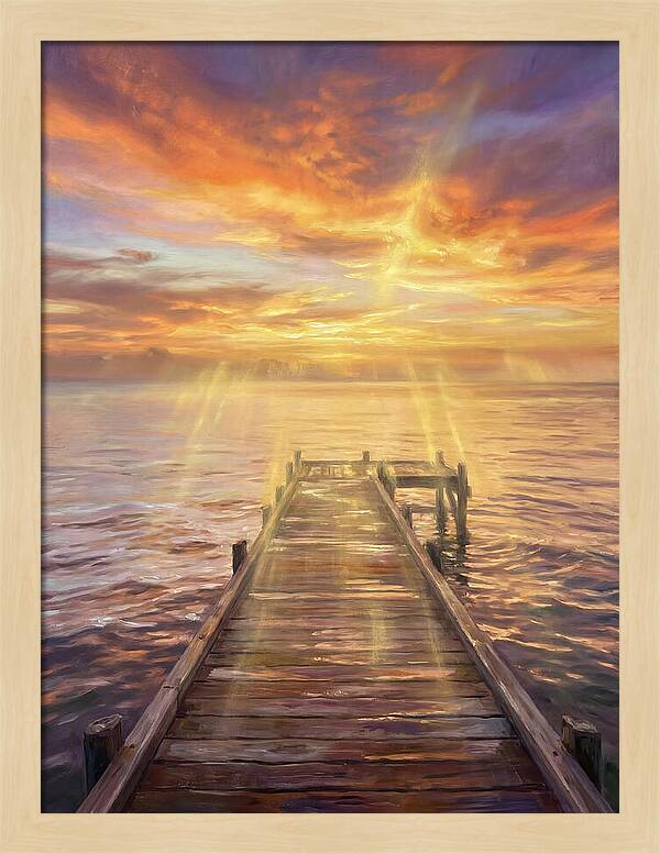 Sunset Over Pier