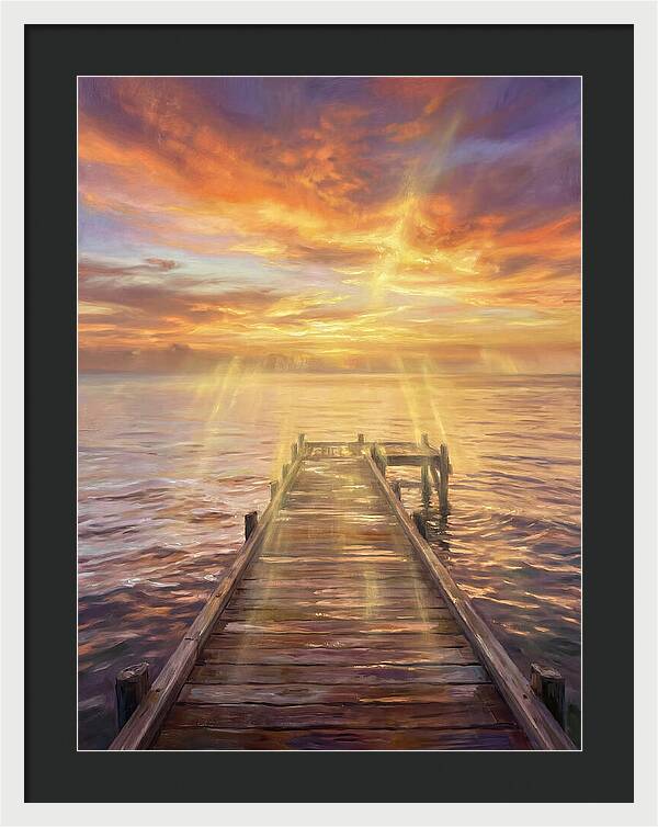 Sunset Over Pier