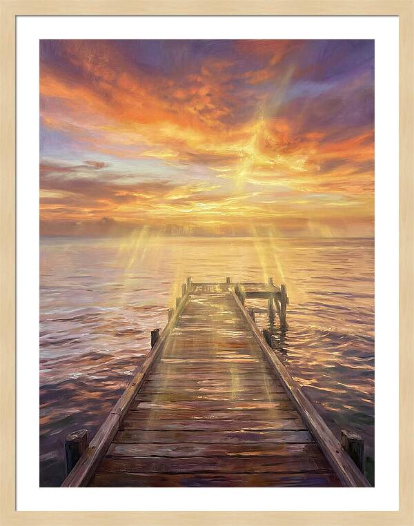 Sunset Over Pier
