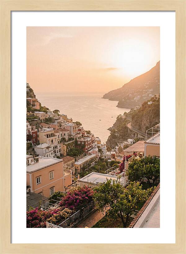 Sunset Over Positano
