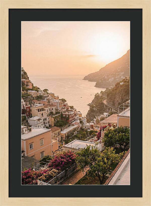 Sunset Over Positano