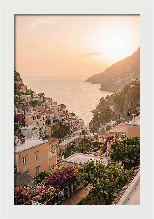 Sunset Over Positano