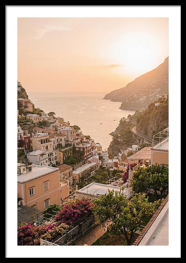 Sunset Over Positano