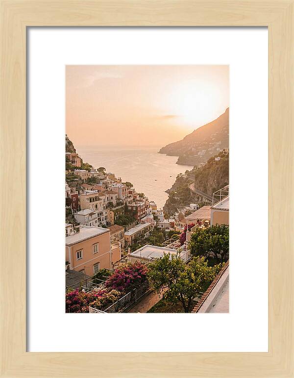 Sunset Over Positano
