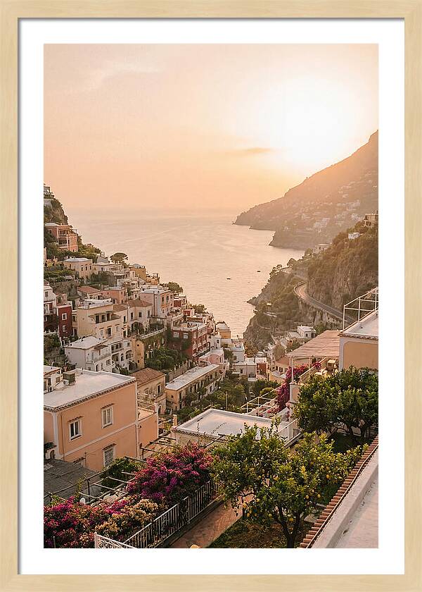 Sunset Over Positano