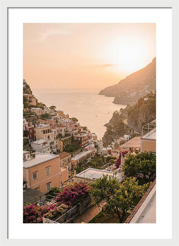 Sunset Over Positano