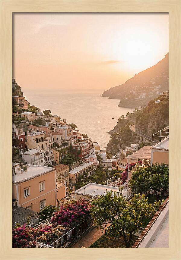 Sunset Over Positano