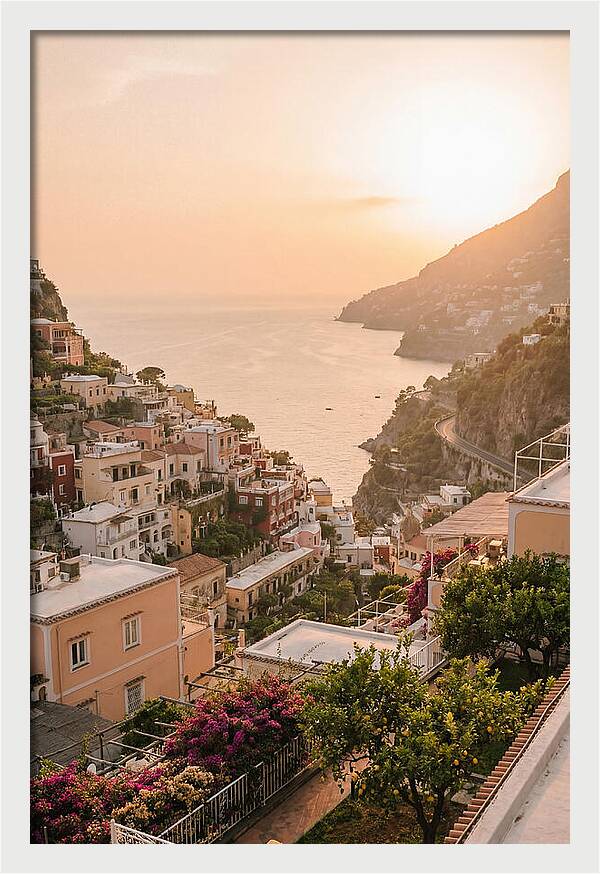 Sunset Over Positano