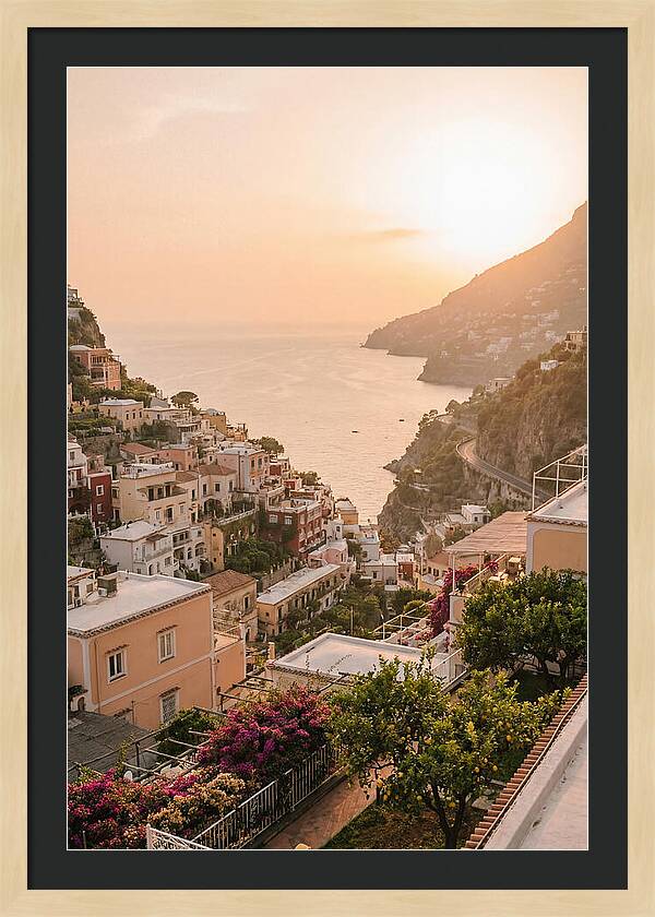 Sunset Over Positano