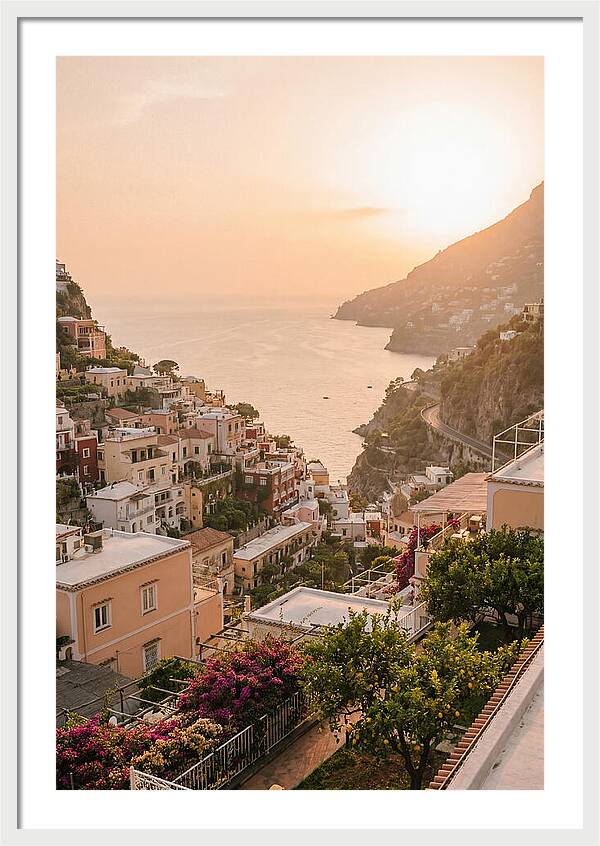 Sunset Over Positano