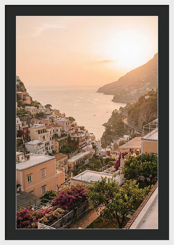 Sunset Over Positano