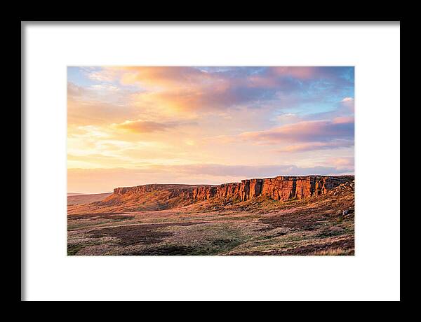 Sunset Over Stanage Edge