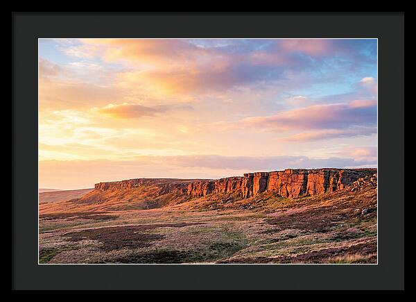 Sunset Over Stanage Edge