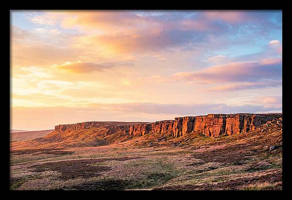 Sunset Over Stanage Edge