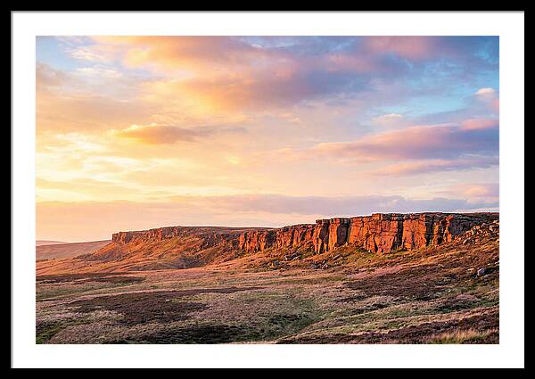 Sunset Over Stanage Edge