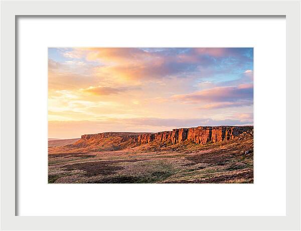 Sunset Over Stanage Edge