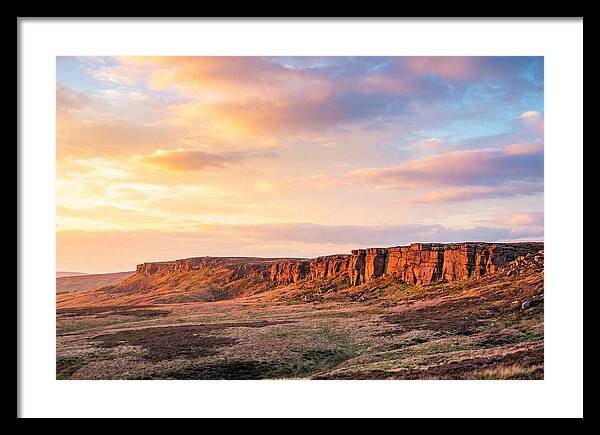 Sunset Over Stanage Edge