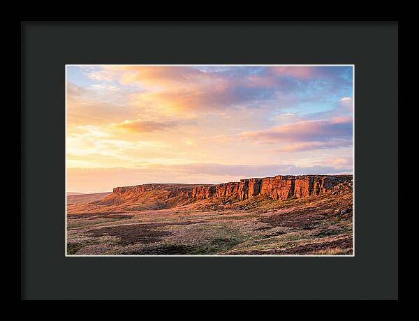 Sunset Over Stanage Edge