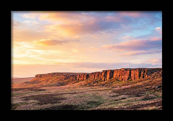 Sunset Over Stanage Edge