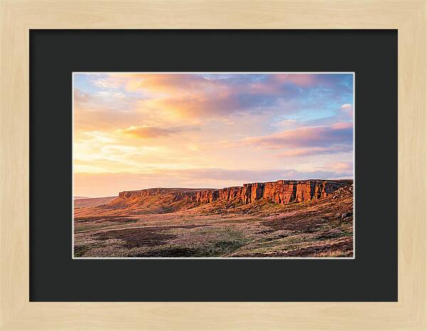 Sunset Over Stanage Edge